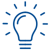 Icono de una bombilla de luz